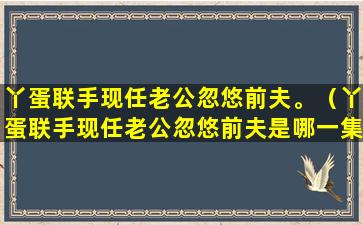 丫蛋联手现任老公忽悠前夫。（丫蛋联手现任老公忽悠前夫是哪一集）(丫蛋的现任老公是句号吗)