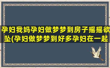 孕妇我妈孕妇做梦梦到房子摇摇欲坠(孕妇做梦梦到好多孕妇在一起)