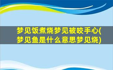 梦见饭煮烧梦见被咬手心(梦见鱼是什么意思梦见烧)